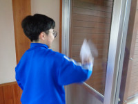 窓ふき④
