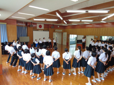 壮行会リハ①